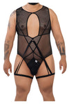 Candyman 99650x Mesh Bodysuit Color Black