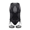 Candyman 99650x Mesh Bodysuit Color Black