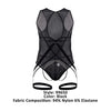 Candyman 99650 Mesh Bodysuit Color Black