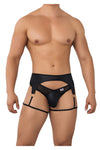 CandyMan 99655 Garter Thongs Color Black