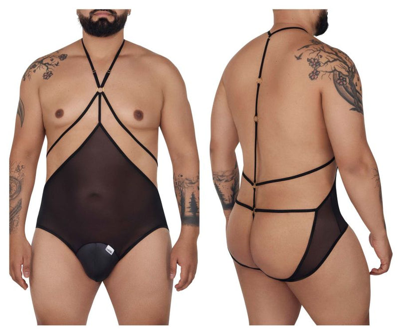 Candyman 99662x Tul Bodysuit Color Negro