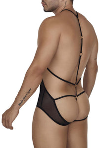 Candyman 99662 Tul Bodysuit Color Negro