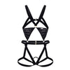 CandyMan 99665 Harness Bodysuit Color Black