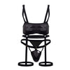 CandyMan 99667 Harness Bodysuit Color Black