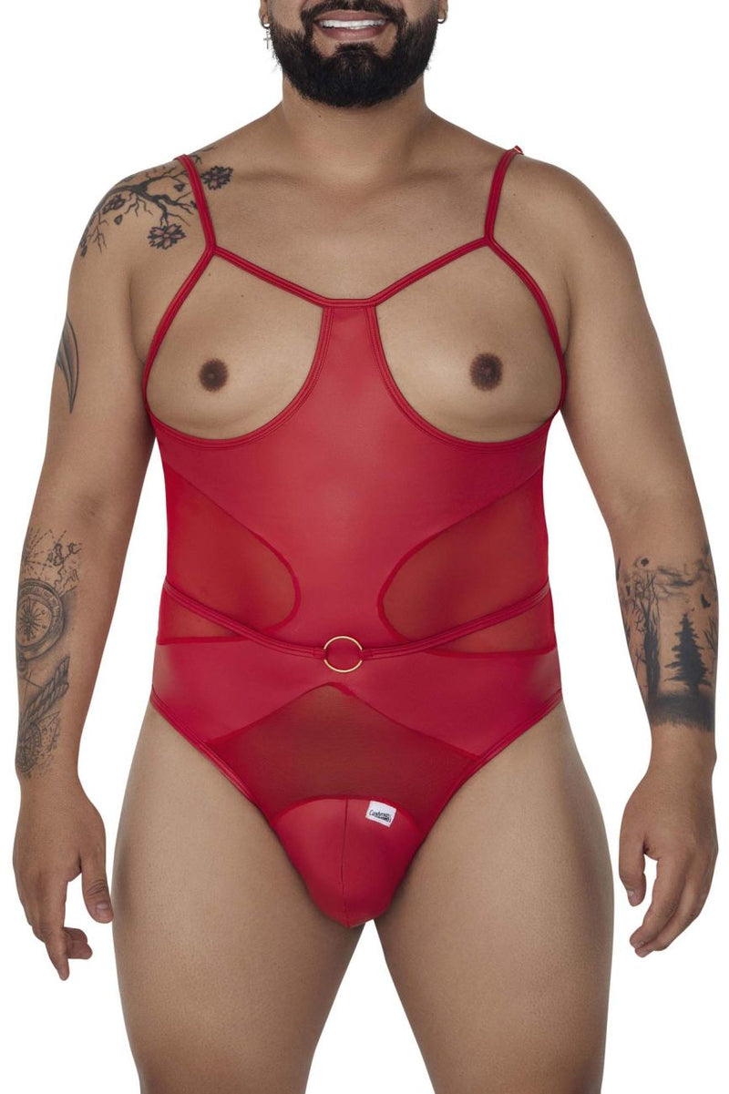 Candyman 99670x harnais de body couleur rouge