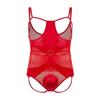 Candyman 99670x Harness Bodysuit Color rojo