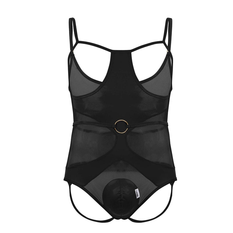 Candyman 99670 Harness Bodysuit Color Black