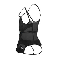 CandyMan 99670 Harness Bodysuit اللون أسود