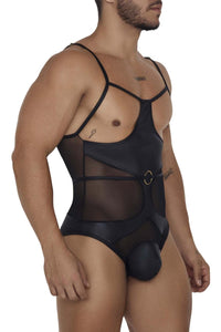 Candyman 99670 Harness Bodysuit Color Black