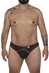 Candyman 99672x Chain Jock Briefs Color noir