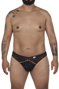 CandyMan 99672X Chain Jock Briefs Color Black