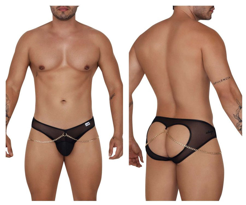 Candyman 99672 Chain Jock Briefs Color noir