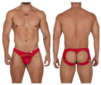 Candyman 99672 Chain Jock Briefs color rojo