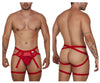 Candyman 99675 Garter Jock Two Piece Set Couleur rouge