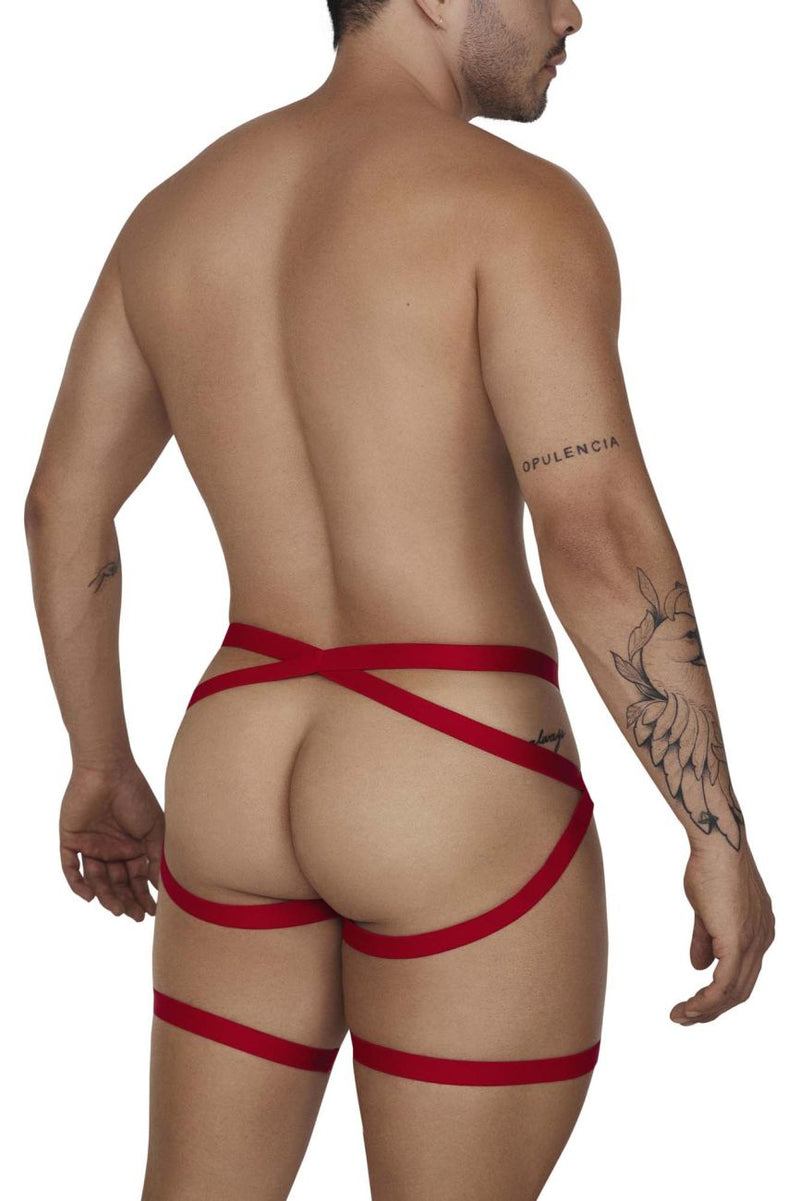 Candyman 99675 Garter Jock Dos piezas Color rojo