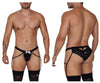 Candyman 99679 Lace Garter Briefs Color noir