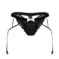 Candyman 99679 Lace Garter Briefs Color noir