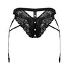 Candyman 99679 Lace Garter Briefs Color noir