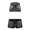 CandyMan 99680 Harness Trunks Two Piece Set Color Black