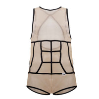 Candyman 99683X Tul Bodysuit Color beige