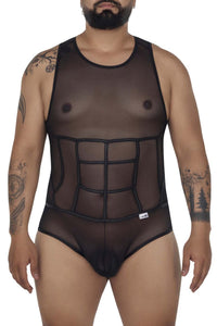 Candyman 99683X Tul Bodysuit Color Negro