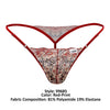 Candyman 99685 Lace Thongs Color Red-Impreinte