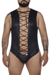 Candyman 99694x Bodysuit de lucha libre color negro