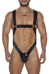 Candyman 99695 Harness Bodysuit Color Black