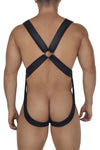 CandyMan 99695 Harness Bodysuit اللون أسود