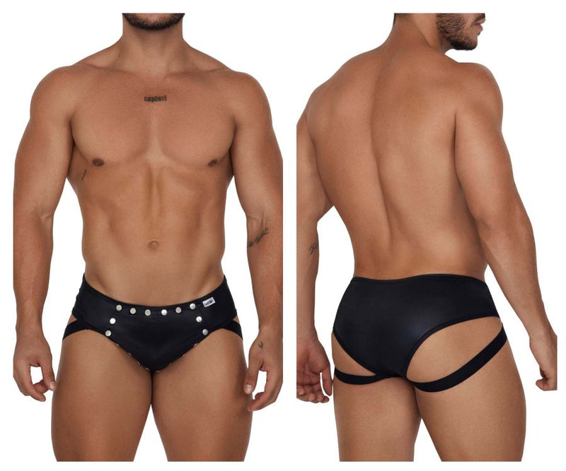 Candyman 99696 Jock Briefs Color noir