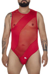 Candyman 99699x Mesh Bodysuit Color rojo