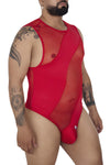 Candyman 99699x Mesh Bodysuit Color rojo