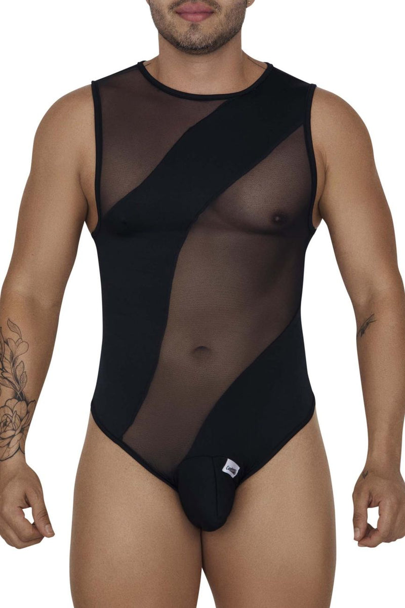 CandyMan 99699 Mesh Bodysuit Color Black