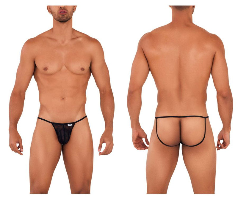 Candyman 99709 Micro Lace Jockstrap Color noir