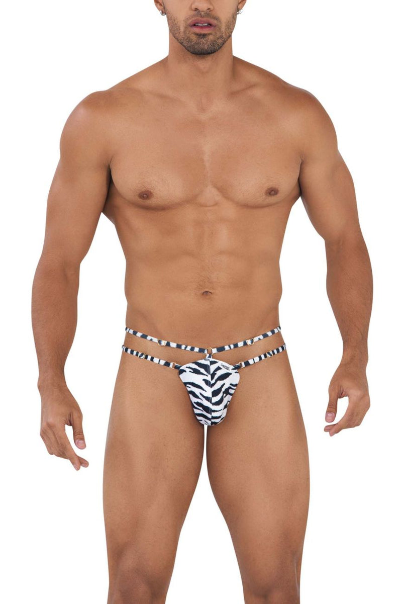 Candyman 99712 Safari Thongs Color Zebra Print