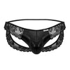 Candyman 99721 Couleur de jockstrap en dentelle noir