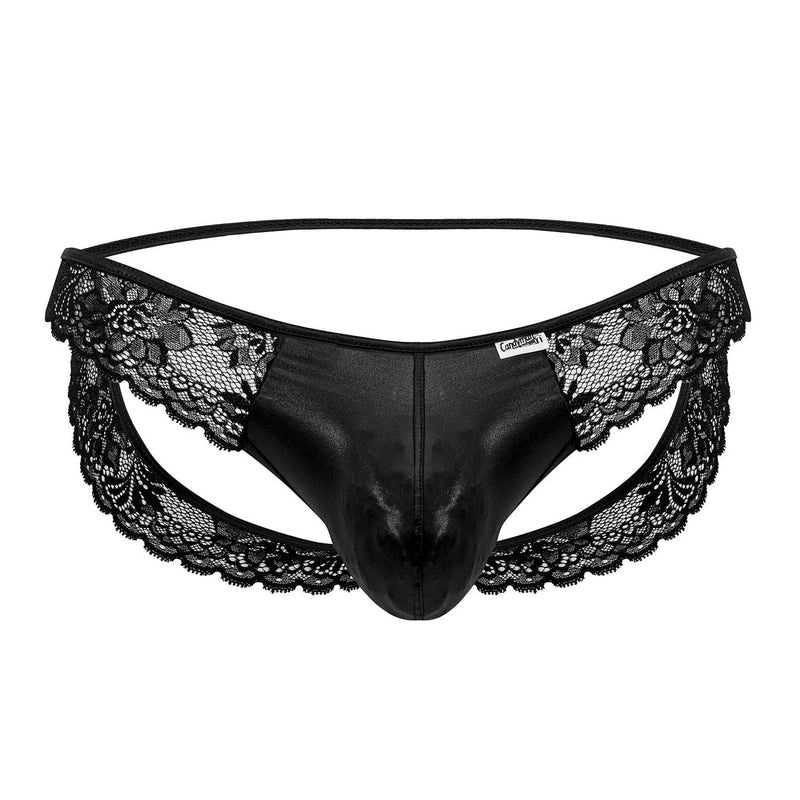 CandyMan 99721 Lace Jockstrap Color Black