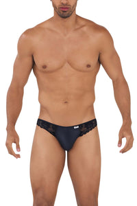 Candyman 99721 Color de jockstrap de encaje negro