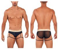 Candyman 99722 Garter Mesh Briefs color negro