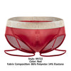 Candyman 99722 Garter Mesh Briefs Color rojo