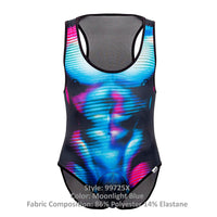 Candyman 99725x Bodysuit Color Bodysuit a la luz de la luna azul