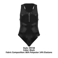 Candyman 99728 Work-N-Play Bodysuit Color Black