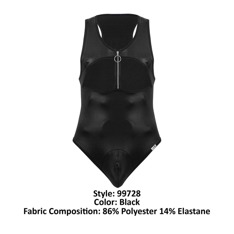 CandyMan 99728 Work-N-Play Bodysuit اللون أسود