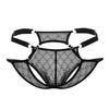 Candyman 99730 en dentelle Jockstrap Color noir