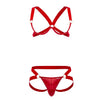 Candyman 99731 Harnais-Bra Bra en deux pièces Couleur rouge