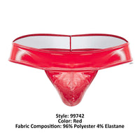 CandyMan 99742 Gloss Thongs Color Red