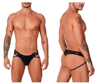 Candyman 99747 Lace Thongs Color Black