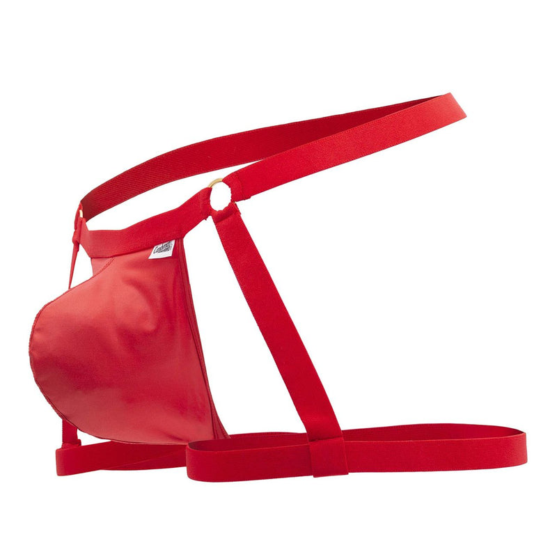 Candyman 99749 Garter Jockstrap Color Red