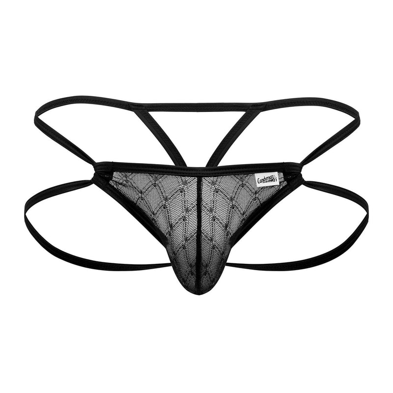 Candyman 99762 Jock G-string couleur noir