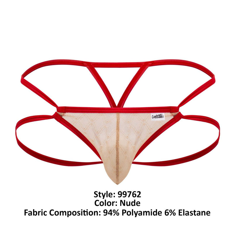 CandyMan 99762 Jock G-String Color Nude